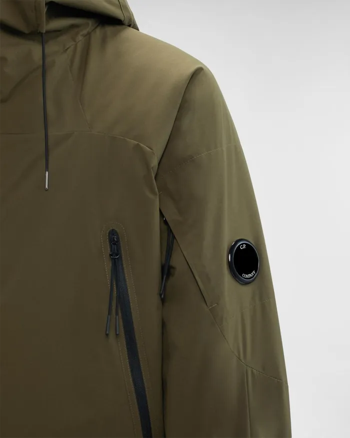 Man CP Company Jacket and Coats ProTek Hooded Jacket Ivy Green