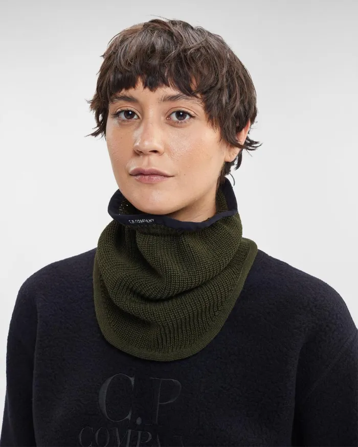 Man CP Company Other Accessories Extra Fine Merino Wool Snood Ivy Green