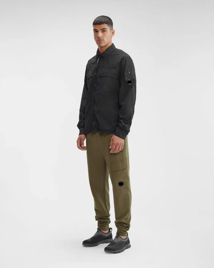 Man CP Company Shirt Taylon L Shirt Black