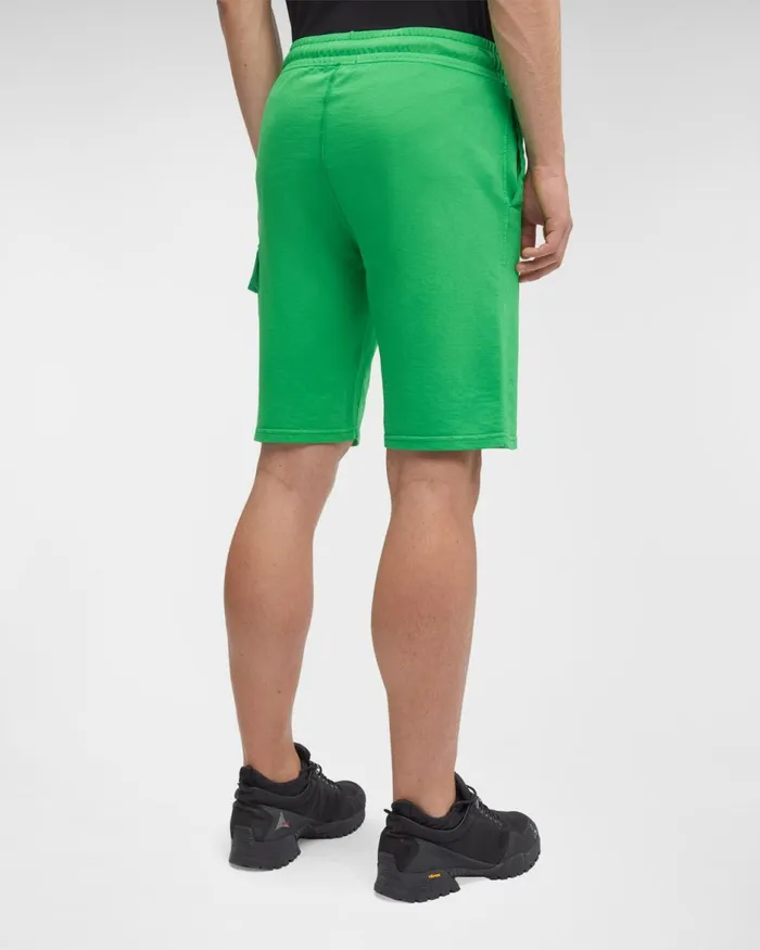 Man CP Company Tracksuits and Shorts Light Fleece Shorts Classic Green