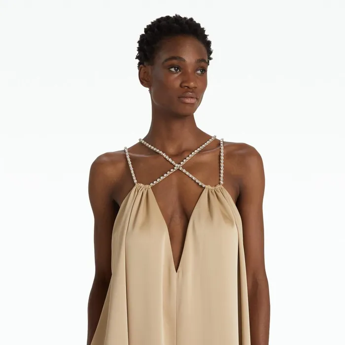 Marf Pebble Long Dress Women Safiyaa Dresses