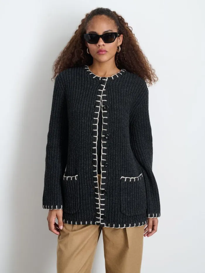 Marylebone Sweater Jacket Women Alex Mill Sweaters