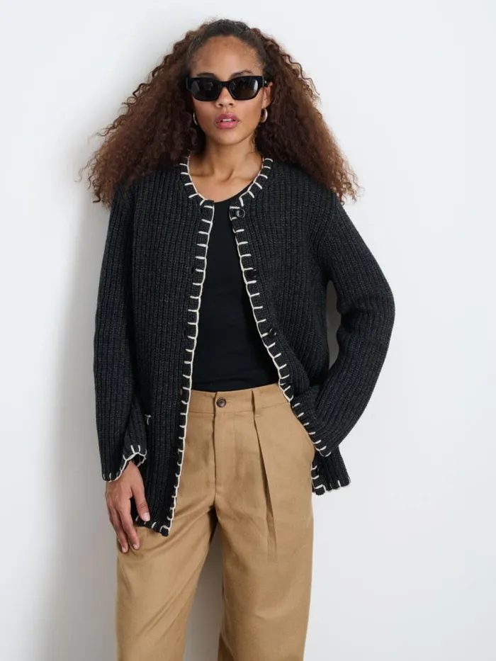 Marylebone Sweater Jacket Women Alex Mill Sweaters