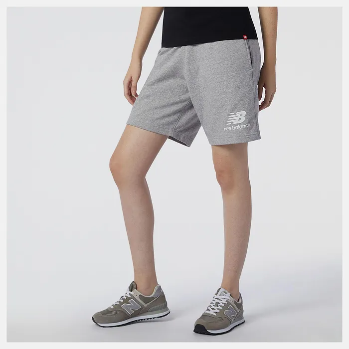 Matching Sets Men Newbalance NB Essentials Stacked Logo Short Athletic Grey Matching Sets Men Newbalance NB Essentials Stacked Logo Short Athletic Grey