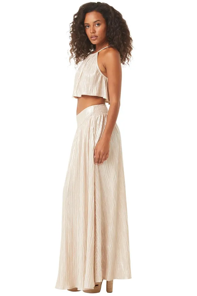 Matching Sets Women MISA Los Angeles SAANA TOP Mother Of Pearl