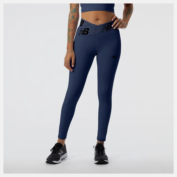 Matching Sets Women Newbalance Relentless Crossover High Rise 78 Tight Natural Indigo