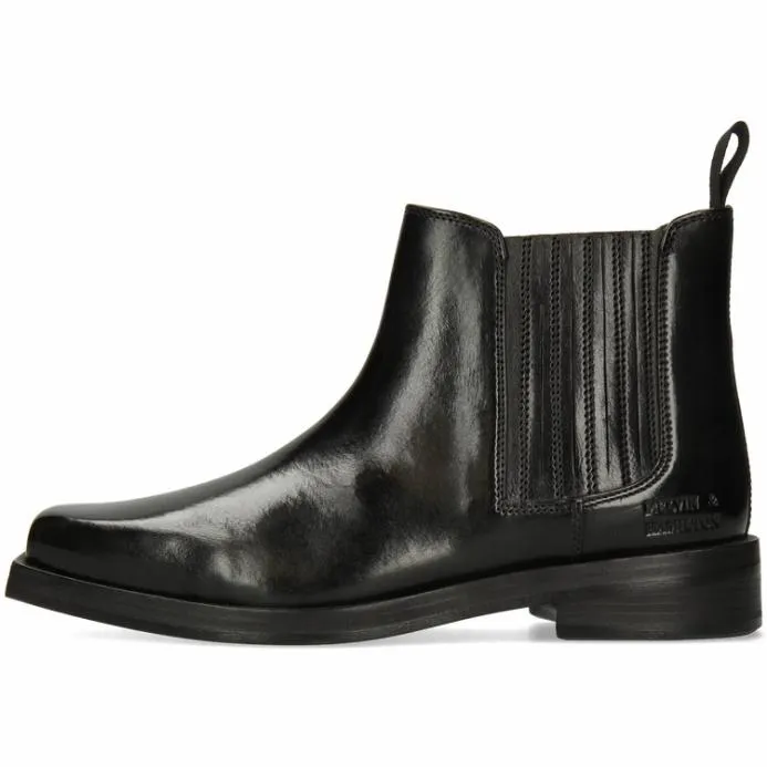 Melvin and Hamilton Bella 1 Black Women Ankle Boots
