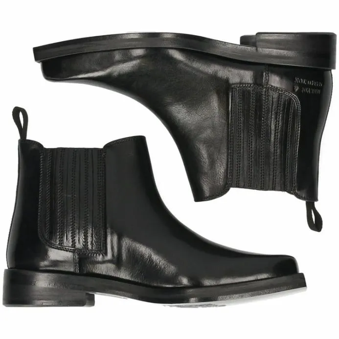Melvin and Hamilton Bella 1 Black Women Ankle Boots