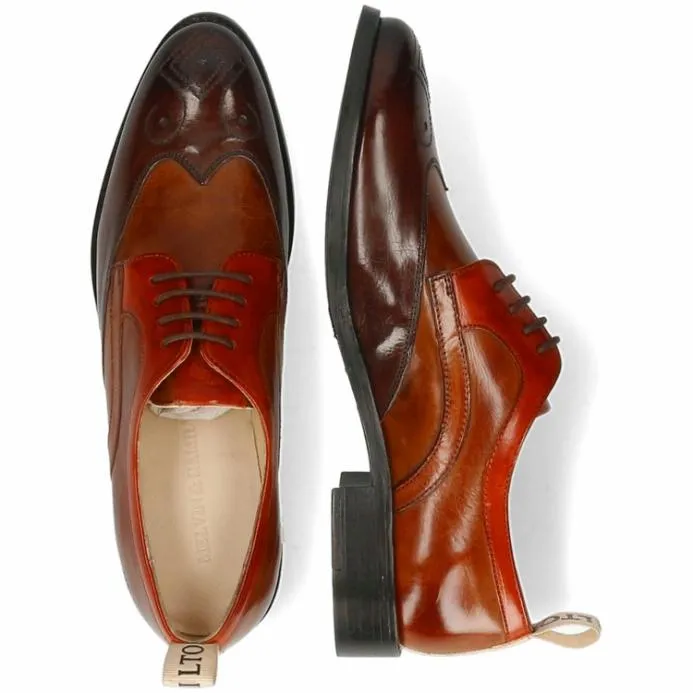 Melvin and Hamilton Betty 16 Brown Women Derbies