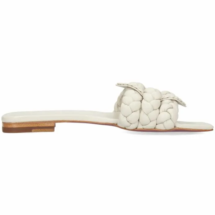 Melvin and Hamilton Brooke 2 White Women Mules