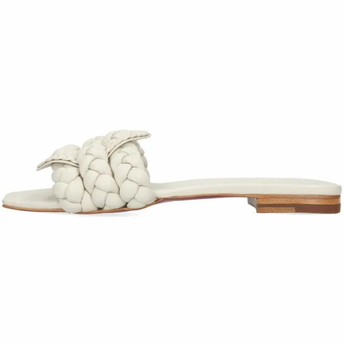 Melvin and Hamilton Brooke 2 White Women Mules