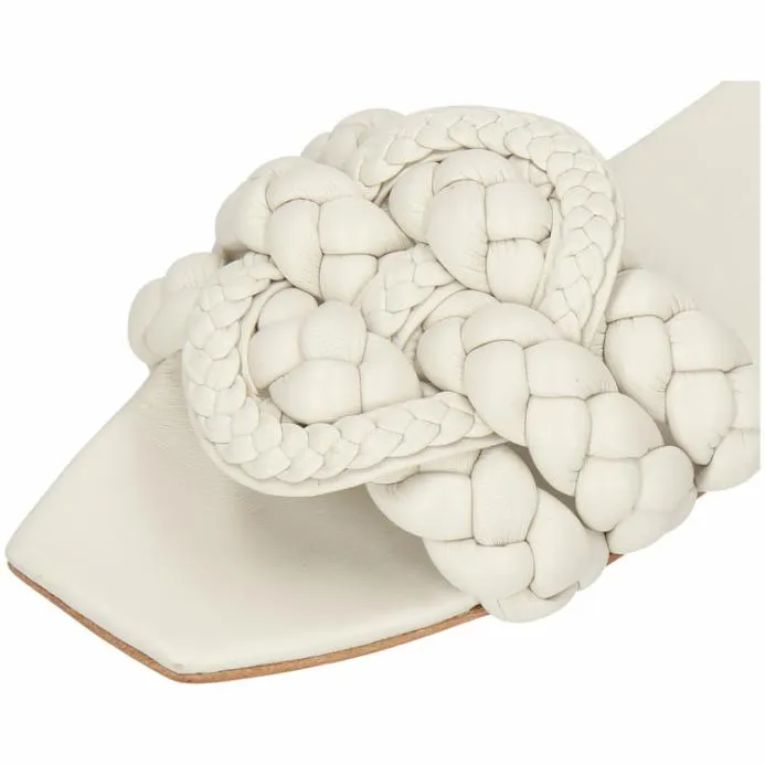 Melvin and Hamilton Brooke 2 White Women Mules