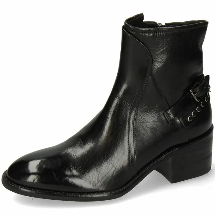 Melvin and Hamilton Charlize 3 Black Women Ankle Boots