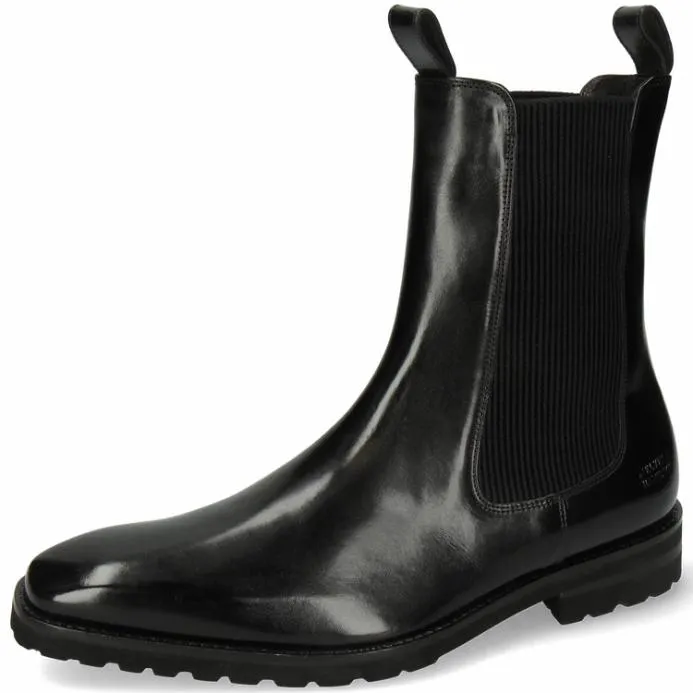 Melvin and Hamilton Clark 49 Black Men Ankle Boots