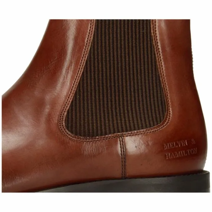 Melvin and Hamilton Clint 7 Brown Men Ankle Boots