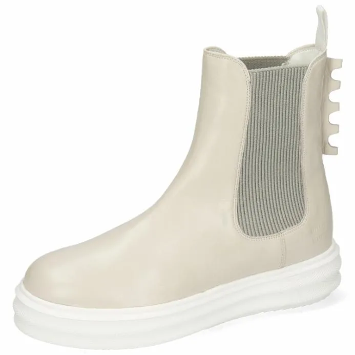 Melvin and Hamilton Fay 5 Beige Women Ankle Boots