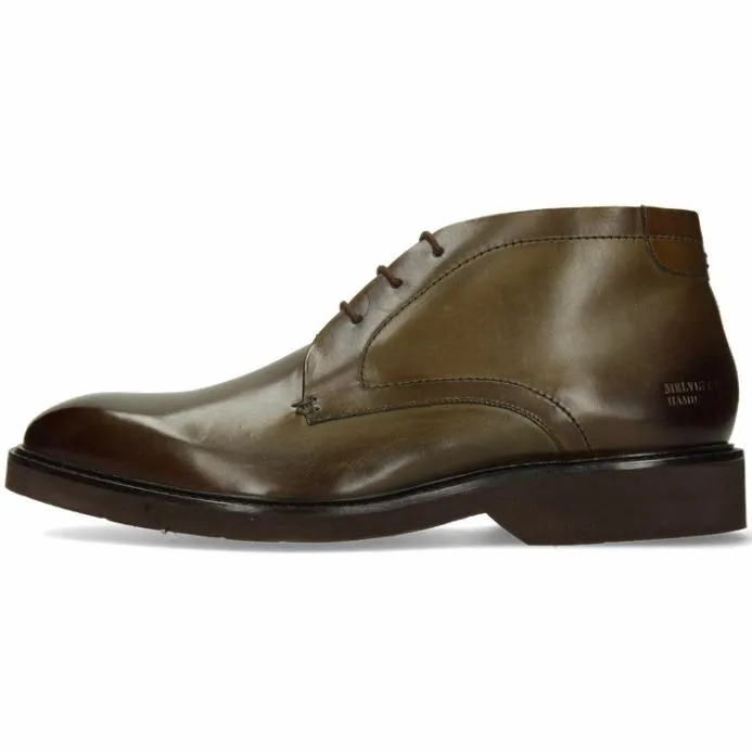 Melvin and Hamilton Felix 1 Khaki Men Ankle Boots