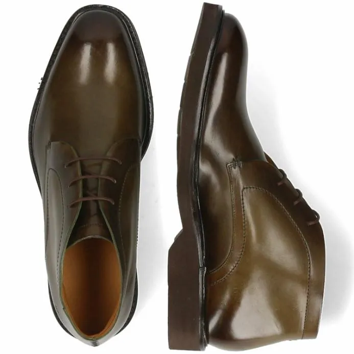 Melvin and Hamilton Felix 1 Khaki Men Ankle Boots