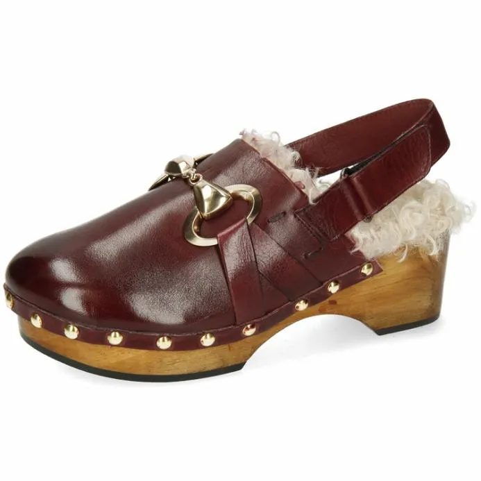 Melvin and Hamilton Flora 1 Purple Women Clogs