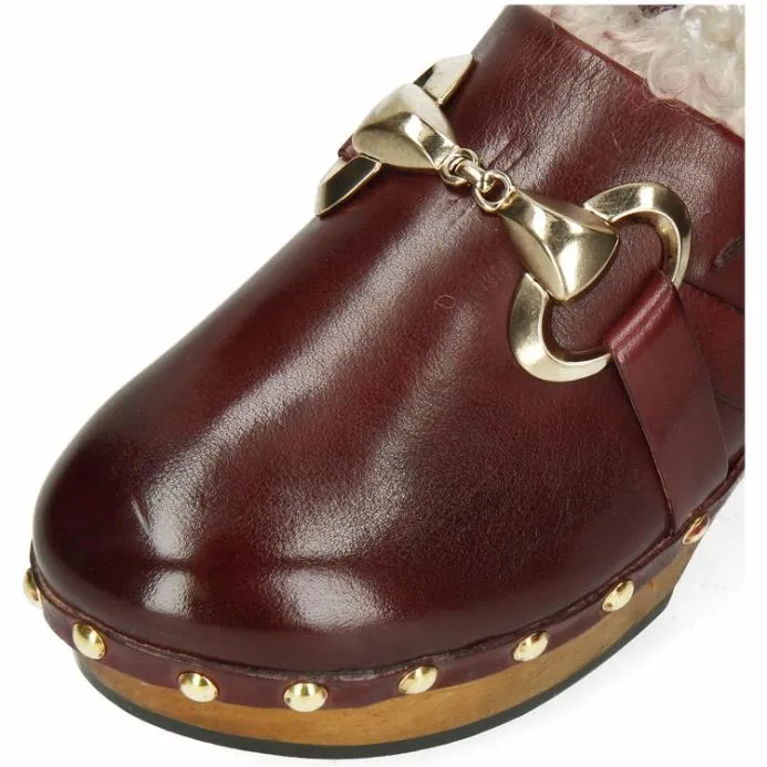 Melvin and Hamilton Flora 1 Purple Women Clogs