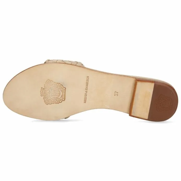 Melvin and Hamilton Hanna 26 Beige Women Mules