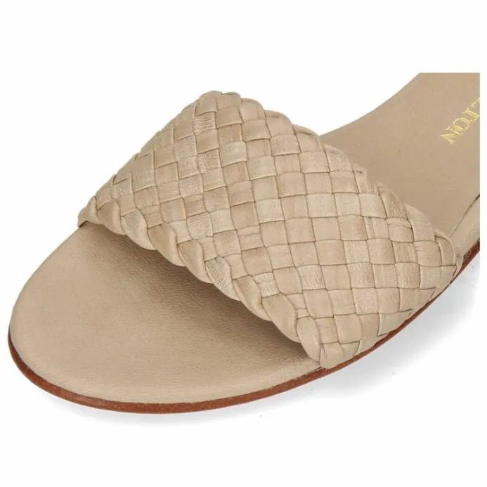 Melvin and Hamilton Hanna 26 Beige Women Mules
