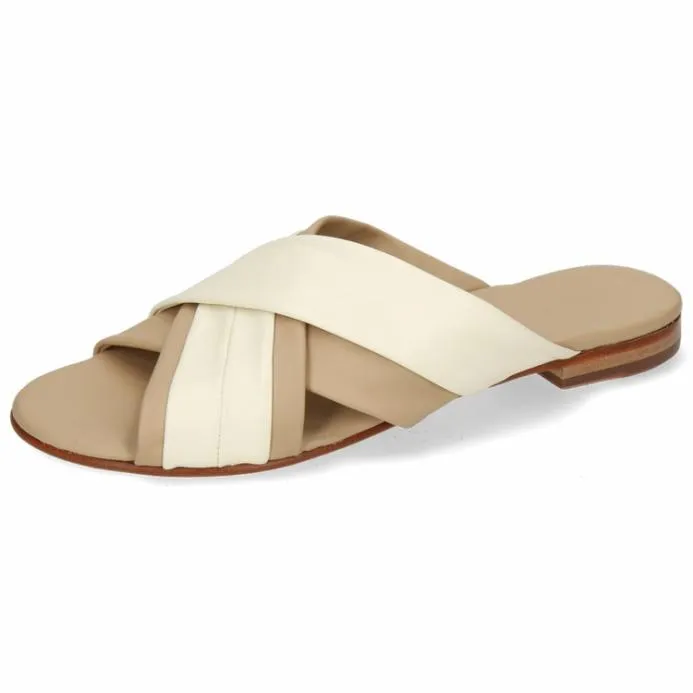 Melvin and Hamilton Hanna 60 Beige Women Mules
