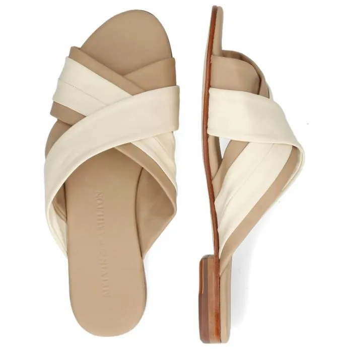 Melvin and Hamilton Hanna 60 Beige Women Mules