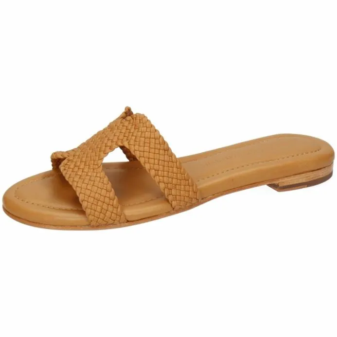 Melvin and Hamilton Hanna 83 Light Brown Women Mules