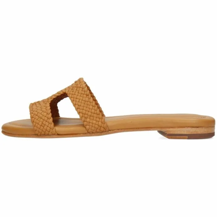 Melvin and Hamilton Hanna 83 Light Brown Women Mules