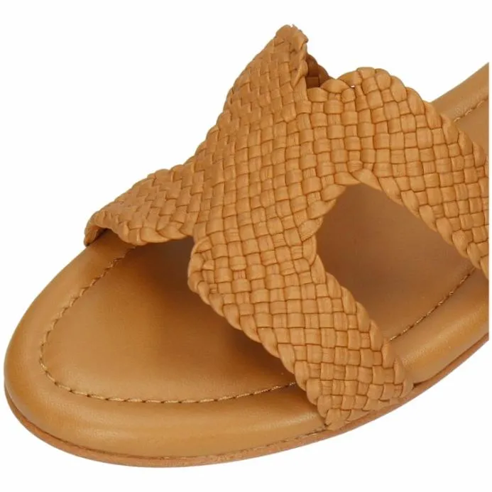 Melvin and Hamilton Hanna 83 Light Brown Women Mules
