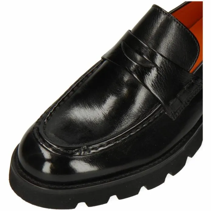 Melvin and Hamilton Jade 6 Black Women Loafers
