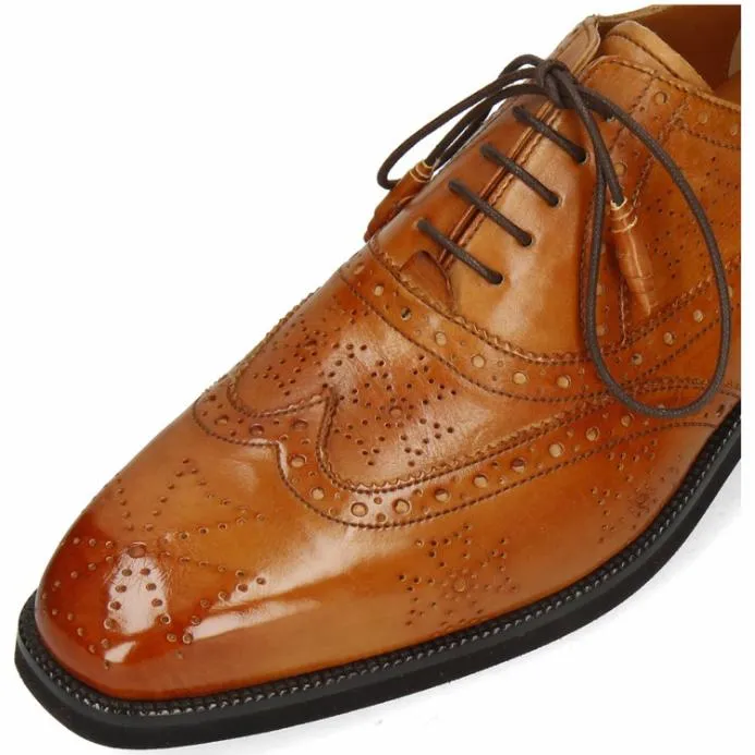 Melvin and Hamilton Jeff 28 Light Brown Men Oxford Shoes