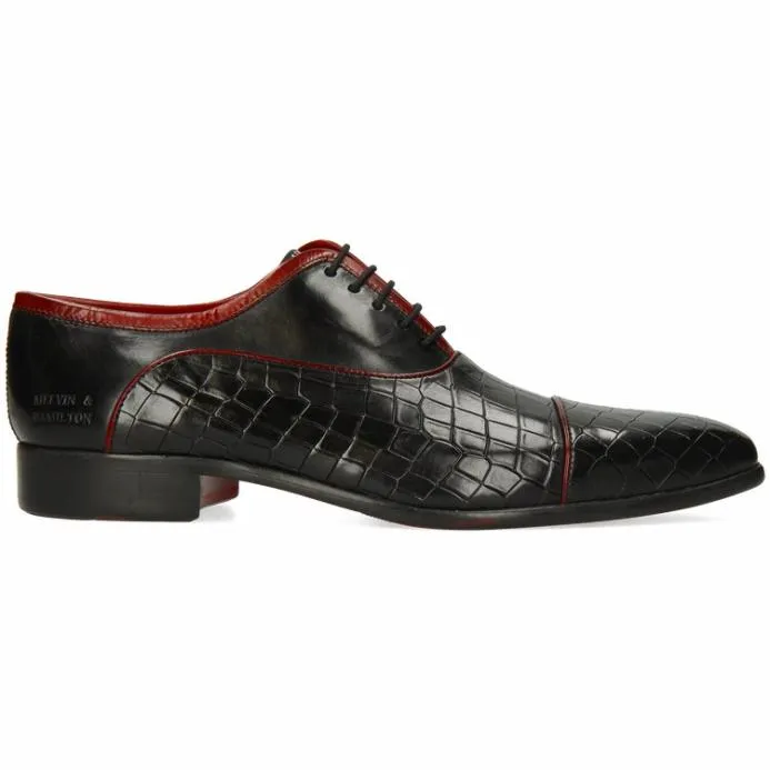 Melvin and Hamilton Lance 23 Black Men Oxford Shoes