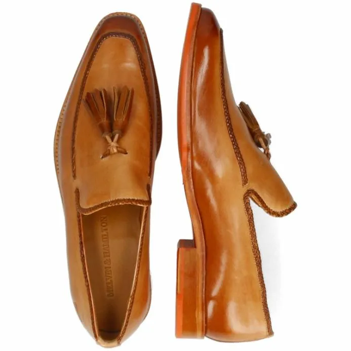 Melvin and Hamilton Leonardo 33 Beige Men Loafers