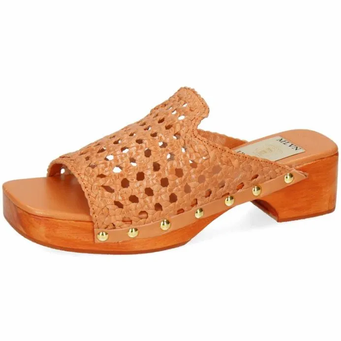 Melvin and Hamilton Maria 1 Orange Women Clogs