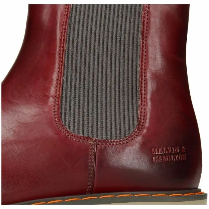 Melvin and Hamilton Megan 3 Purple Women Ankle Boots