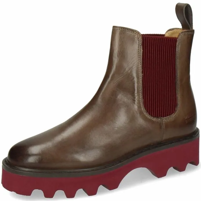Melvin and Hamilton Megan 3R Grey Women Ankle Boots