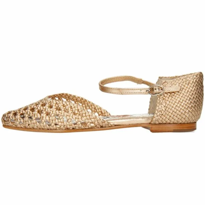 Melvin and Hamilton Melly 9 Gold Women Sandals