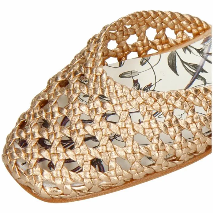 Melvin and Hamilton Melly 9 Gold Women Sandals