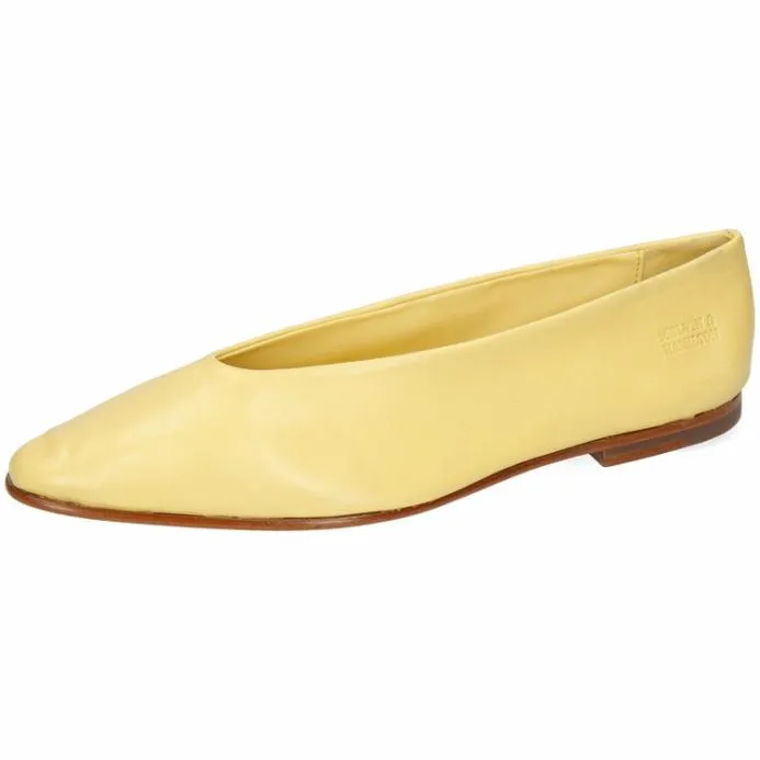 Melvin and Hamilton Mira 1 Yellow Women Ballet Pumps