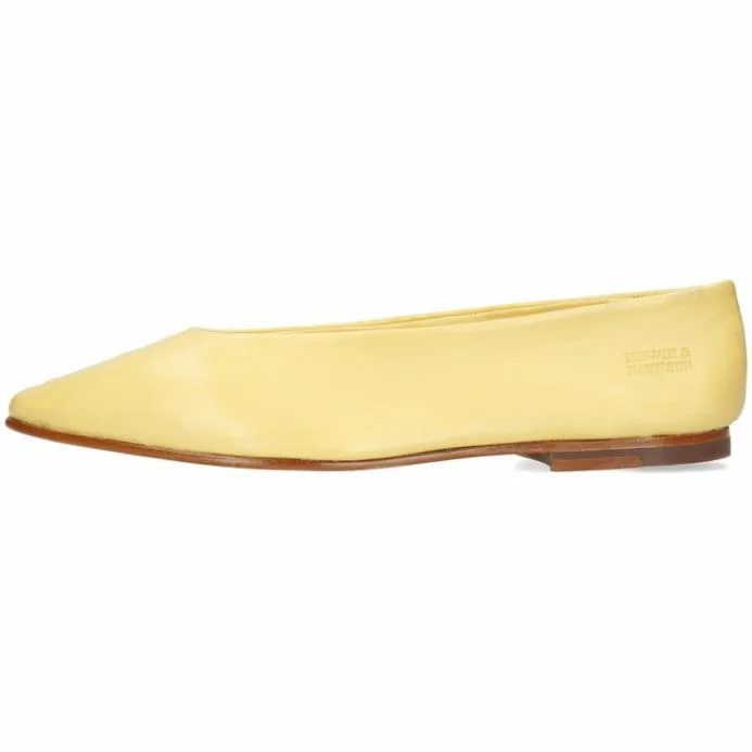 Melvin and Hamilton Mira 1 Yellow Women Ballet Pumps