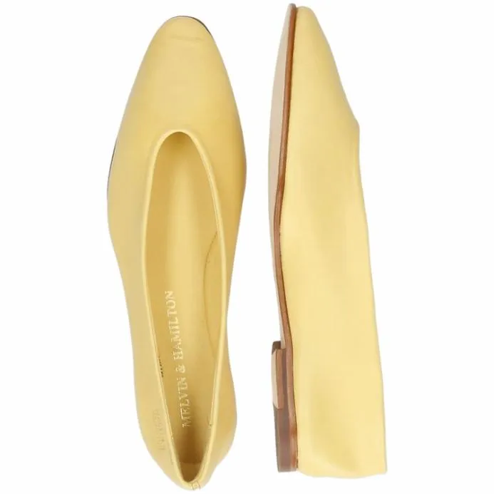 Melvin and Hamilton Mira 1 Yellow Women Ballet Pumps