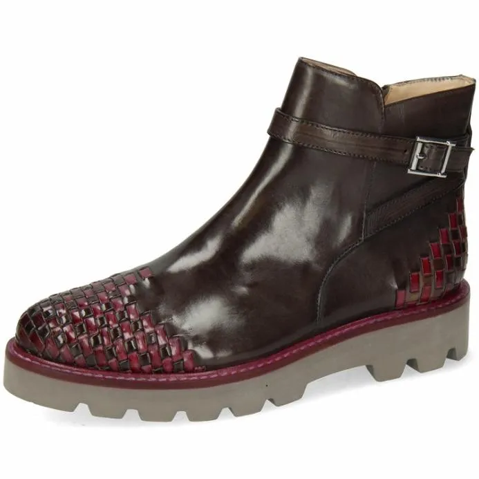 Melvin and Hamilton Molly 14 Grey Women Ankle Boots