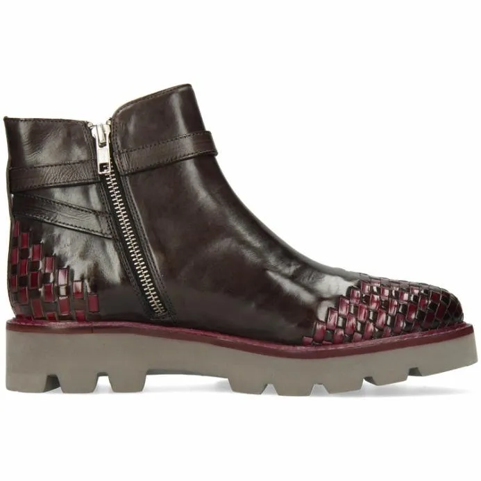 Melvin and Hamilton Molly 14 Grey Women Ankle Boots