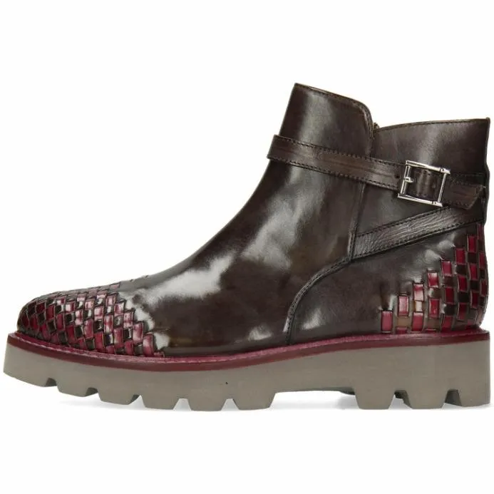 Melvin and Hamilton Molly 14 Grey Women Ankle Boots