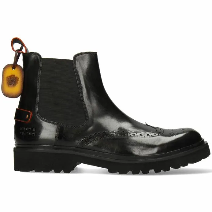 Melvin and Hamilton Pierce 26 Black Men Ankle Boots
