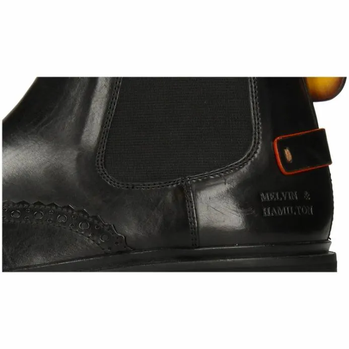 Melvin and Hamilton Pierce 26 Black Men Ankle Boots