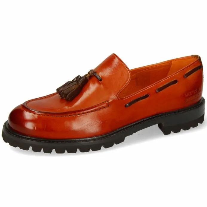 Melvin and Hamilton Regine 2 Orange Women Loafers
