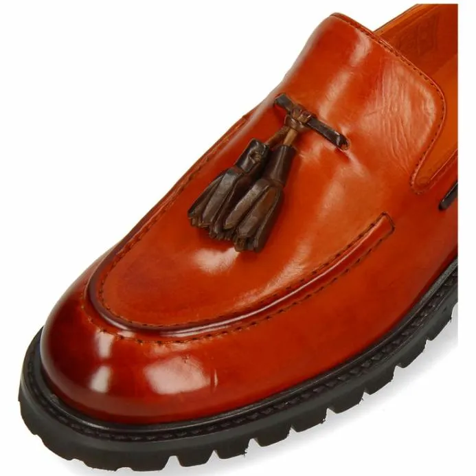 Melvin and Hamilton Regine 2 Orange Women Loafers